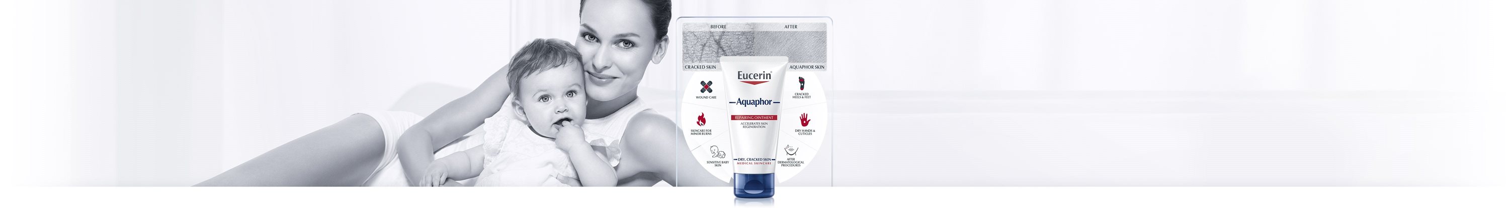 Aquaphor ziede bojātai ādai