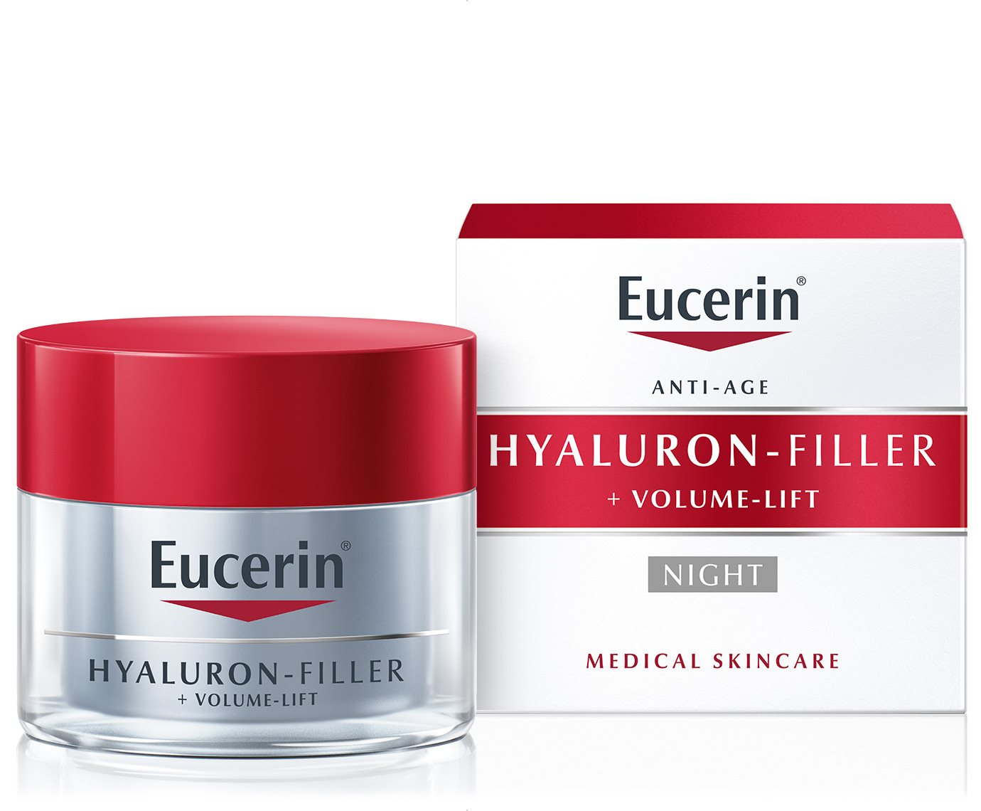 Eucerin Volume-Filler nakts kopjošā krēma tekstūra